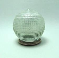 VINTAGE RARE HOLOPHANE GLASS STERNLIGHT GLOBE FOR CHRIS CRAFT GAR WOOD AND MORE