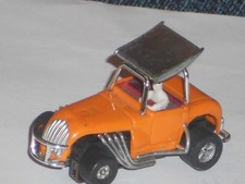 VINTAGE AURORA TJET #1484 SUPER MODIFIED ROADSTER RARE RUNS GOOD HO SLOT CAR