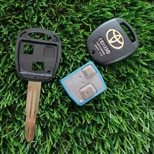 TOYOTA OEM JDM RUSH PASSO KGC10 BLUE LINE 312MHZ REMOTE WITH NEW KEY HOUSING