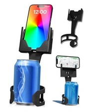 Phone Holders for Your Car, Cup Holder Phone Mount, Universal Adjustable Black