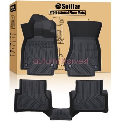 3D TPE Floor Mats Liners For 2012-2018 Audi A6 A7 Quattro RS7 S6 S7 All Weather