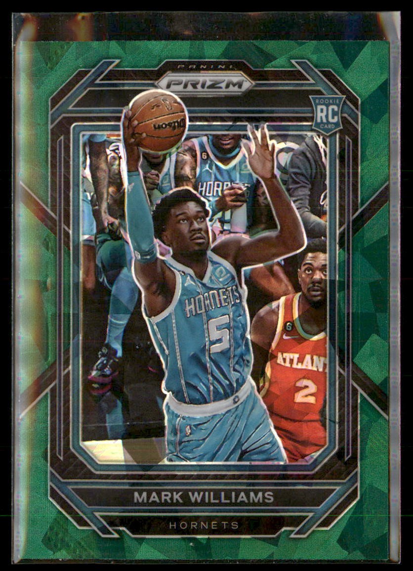 2022-23 Panini Prizm #257 Mark Williams Prizm Green Ice Rookie