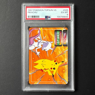 #ad #ad PSA6 Pokemon Card Top Sun vs Pikachu PIKACHU $153.56