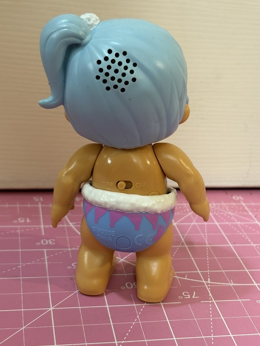 Little Live Pets Bizzy Bubs Snowbeam Doll 5” 2016 Blue Hair Moose