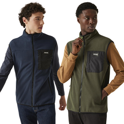 Regatta Herren Frankie Full Zip Outdoor Warm Winter Fleece Bodywarmer Weste