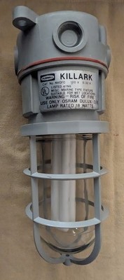 Hubbell Killark NVQFC Industrial Marine Type Light Fixture New Open Box.