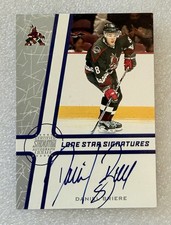 2002-03 Topps Stadium Club Hockey Daniel Briere Lone Star Signatures Auto #LS-DB
