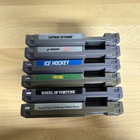 Lot Of 6 Nintendo Games NES, Blades Of Steel, Captain Skyhawk, Bandai Golf