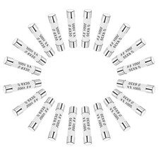 20 x Ceramic Cartridge Fuses 8A 500V 6x30mm Fast Blow for Energy Saving Lamp