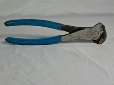 Channellock No. 357 End Nipper Cutting Pliers 7-Inch With Blue Handles USA