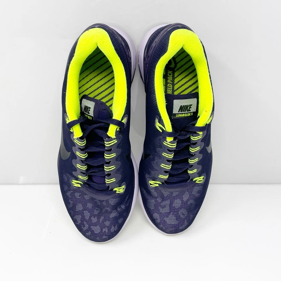 Nike Womens Lunar Glide Plus 5 Shield 615980 Purple Running Shoes Sneakers 7.5 - Image 4 of 4
