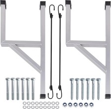 2pcs Aluminum Cargo Trailer Side Mount Ladder Racks For Enclosed Cargo Trailer