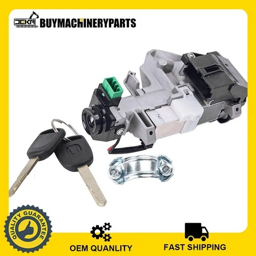 Ignition Switch With 2 Keys Cylinder Lock Auto Trans For 2003-2007 Honda Accord