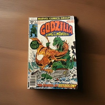 Godzilla #4 Vol. 1 1977 Marvel Comics 1st App Newsstand High Grade