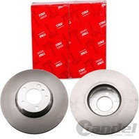 2X TRW Bremsscheiben 340Mm BelÜFtet Bremsscheibe Zweiteilig Vorne Passend FÜR