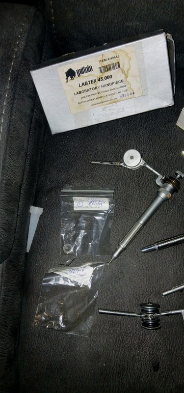 Buffalo LABTEX 45,000 Electric Low Speed Dental Laboratory Handpiece Motor Set