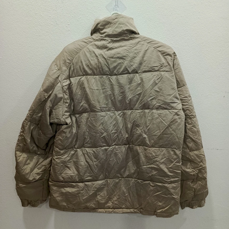 COEN Puffer Jacket Adults Full Zipper Beige 22.5x28 Size XL - Image 4 of 4