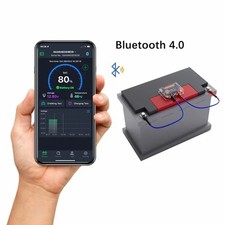 Bluetooth 4.0 12V Battery Tester with App Battery Health Monitor for Mobile De