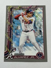 2025 Topps Holiday - Nacho Alvarez Jr. #H183 Holiday Silver Glitter (RC) READ