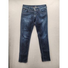 Hudson Beth Baby Bootcut Jeans Dark Wash Flap Pocket Size 29 Made in USA Stretch