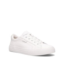 Women's New TAOS Plim Soul Lux Leather Sneaker - White - All Sizes
