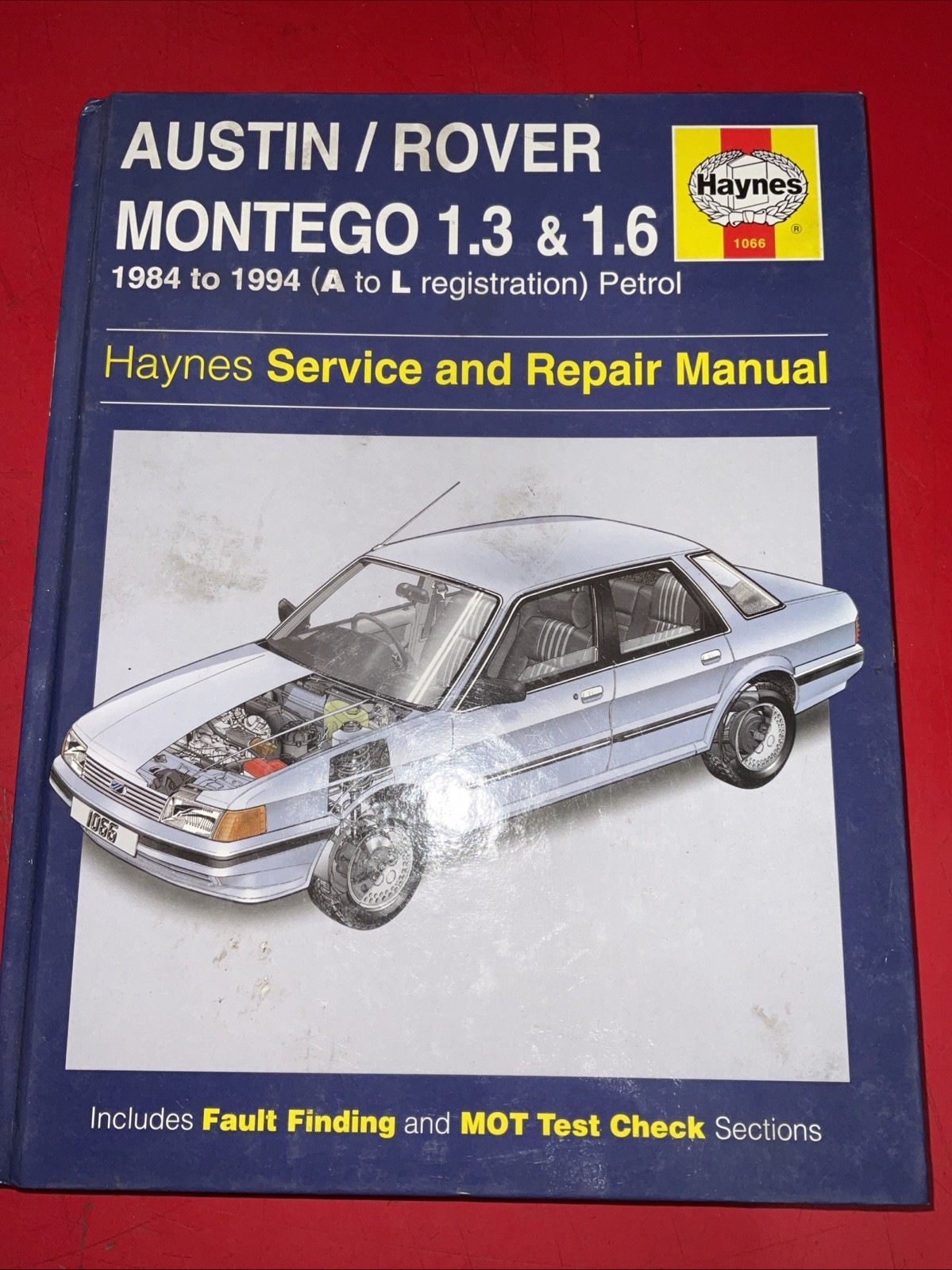 Haynes Austin / Rover Montego (1984 To 1994) Haynes Owners Workshop Manual - VGC