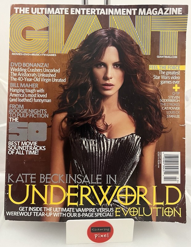 2006 GIANT magazine February Kate Beckinsale / Stan Lee / Pulp Fiction