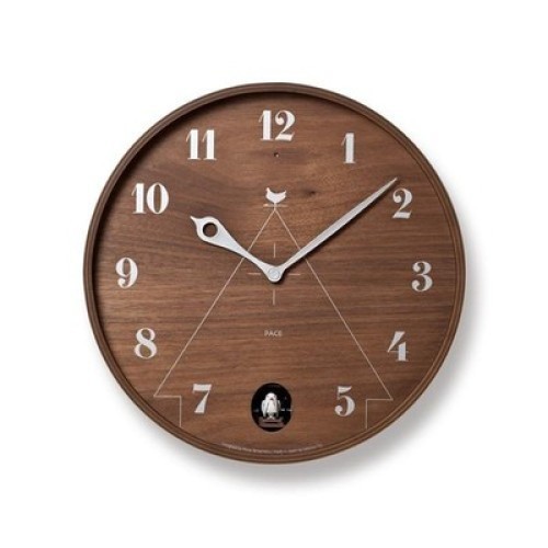 Lemnos LC11-09 BW PACE Cuckoo Wall Clock Brown Natural Wood Analog Artistic - Picture 16 of 24