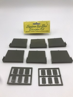 Fox Divider Kit Green für System Fox Box  6x Divider + 6x Blank Originalverpackt