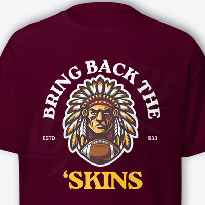 NEW Redskins Shirt Anti Commanders TShirt Bring Back The Skins Unisex Tee