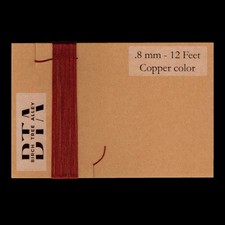 12 Ft Radio Tuner Dial Cord String 0.8mm Vintage Tube Copper Color Replacement