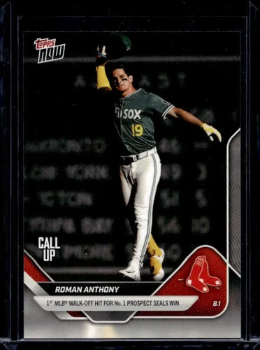 2025 Topps Now #494 Roman Anthony Base Card (Quantity) RC Rookie