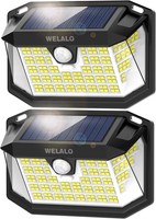 Solarlampen FüR AußEn 188 LED 270° Mit Bewegungsmelder 3 Modi IP65 2 StüCk