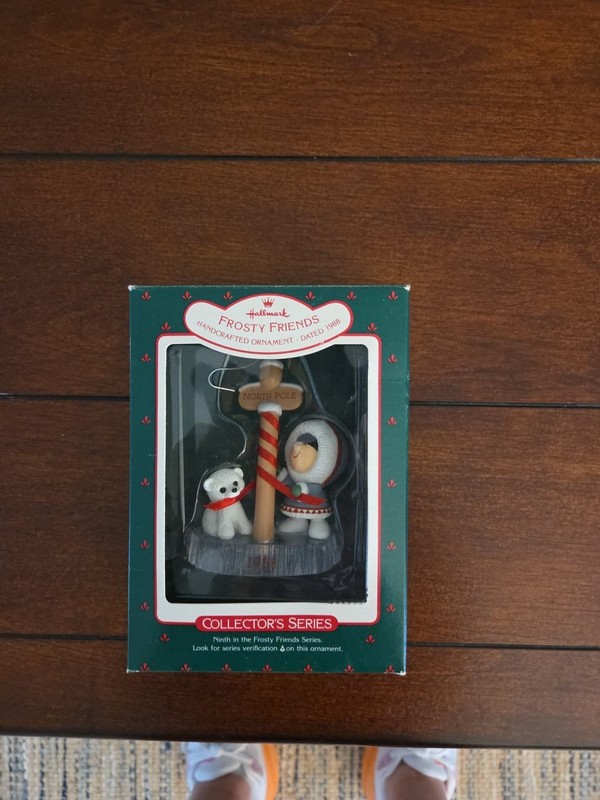 Vintage Hallmark Frosty Friends 1988 #9 in series w/box