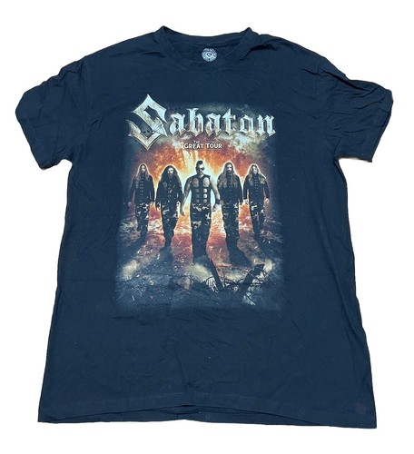 Sabaton The Great Tour of North America 2019 Tour Shirt Black Men's Sz XL Unworn