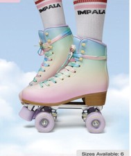Impala Roller Skates 5 NEW Pastel Fade Quad