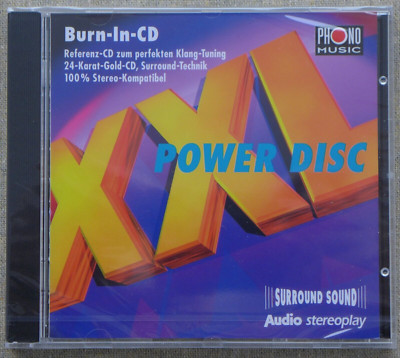 PHONO MUSIC - XXL POWER DISC - DIE BURN-IN und CHECK-UP- 24 KT. GOLD-CD - NEU