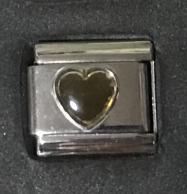 Stylysh Charms 'HUSBAND I LOVE MY' Enamel Italian 9mm Link – Stainless Steel Charm For Bracelets, FA027 - View #7