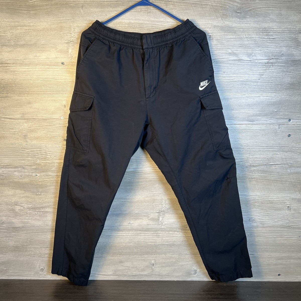 Nike Sportswear Woven Unlined Utility Cargo Pants Black Sz Large DD5207-010  | eBay