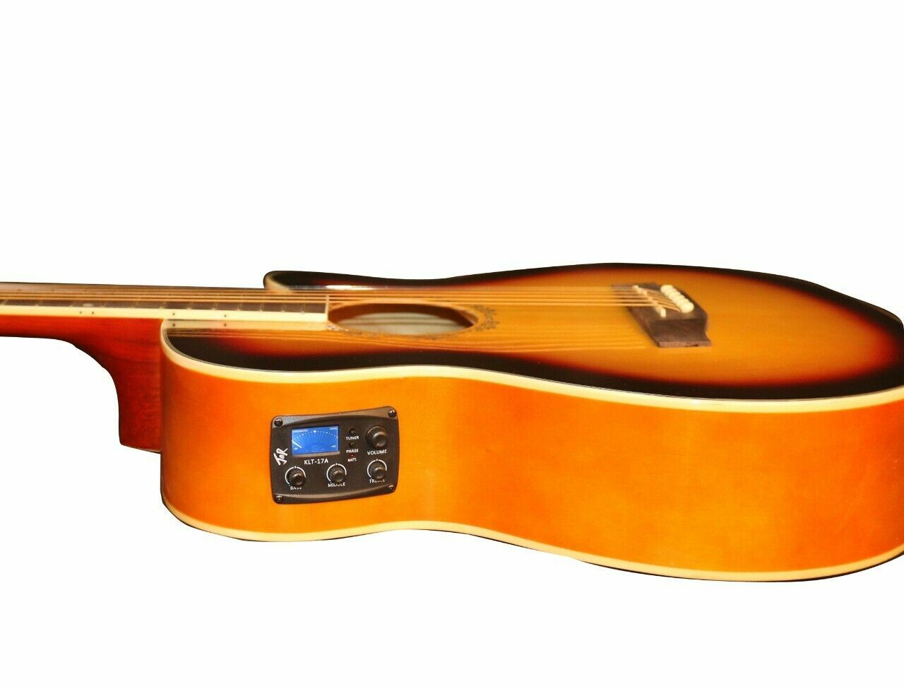 Chitarra acustica professionale musicale in legno di tiglio JNR 800EQT a cord... foto 6