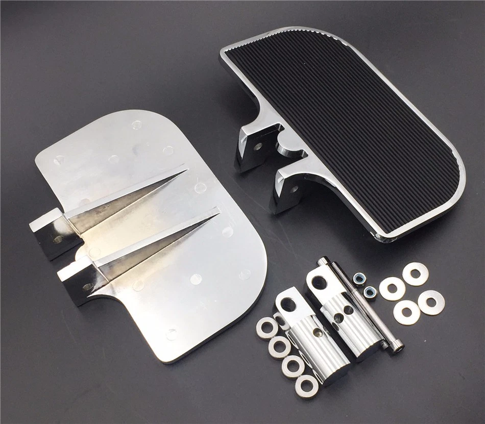Chrome Mini Floorboards For Harley Electra Glide/Softail / Sportster 1200 883 - Image 4 of 4