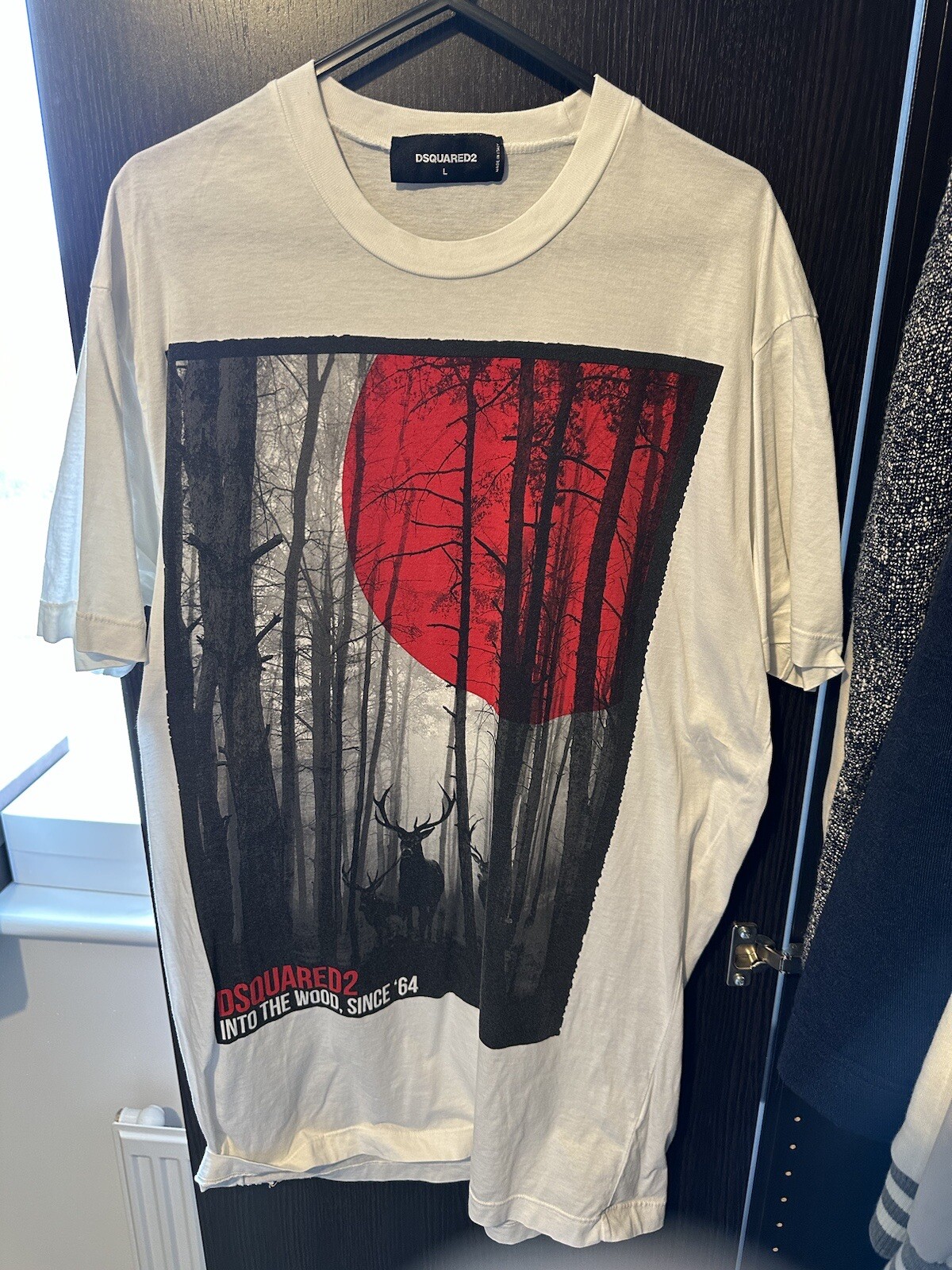 Rare Authentic Dsquared2 Tee Into The Woods T Shirt Worn Once