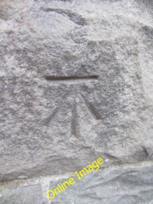 Foto 6x4 Ordnance Survey Schnittmarke Gellinud diese OS Schnittmarke kann gefunden werden c2014