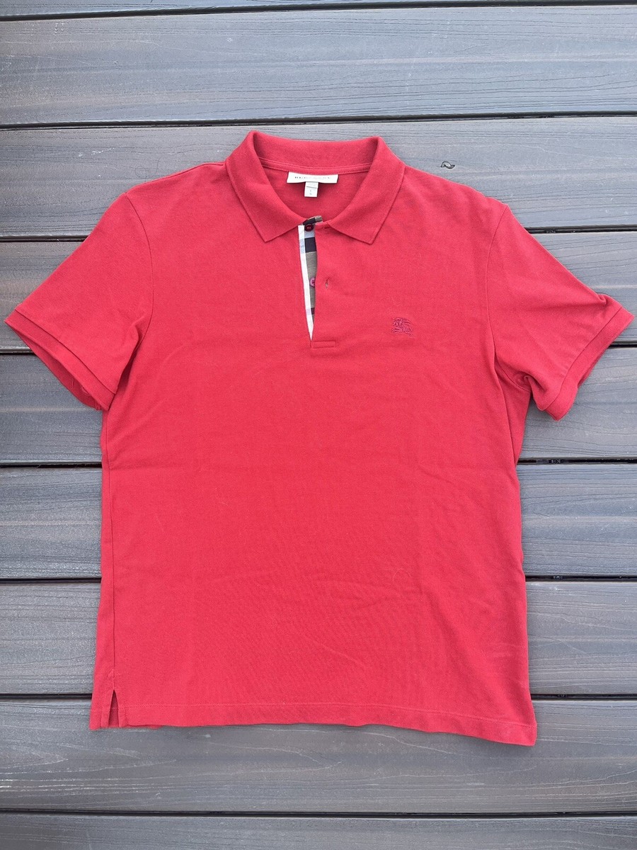 Burberry Brit Short Sleeve Polo Shirt Mens Large Nova Check Burberry Brit Short Sleeve Polo Shirt Mens Large Nova Check