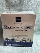100ct. Zeiss Lens Cleaning Wipes Glasses Phone Screen Camera Keyboard Cleaner