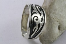 BANDRING CELTIC KELTEN TATTOO BIKER 925 ECHT SILBER SILBERRING / 591