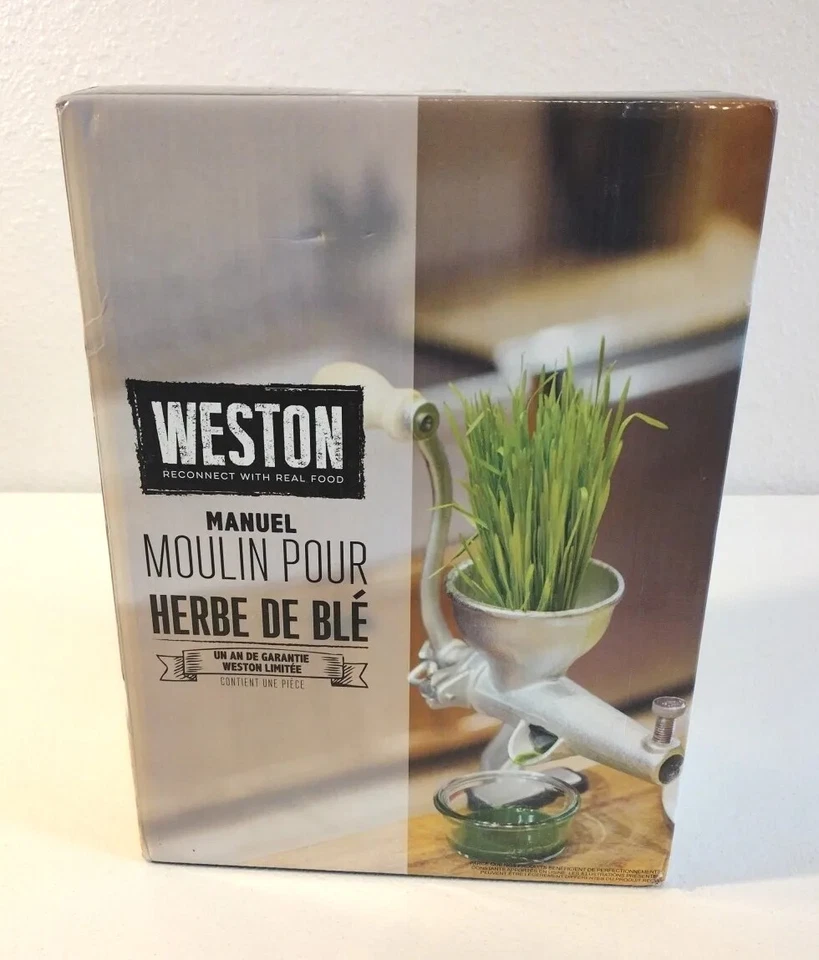 Weston Manual Wheatgrass Juicer Extraction Heavy-Duty Juicer At Home New in Box - Image 4 of 4