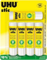 Uhu Stic 5Er Set 8,2G Klebestift Kleben Stick Klebstoff Papier Pappe Schule
