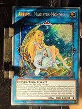 YUGIOH!! Artemis, Magistus Moonmaid BLCR-EN095! Secret Rare! Near Mint! 1st!