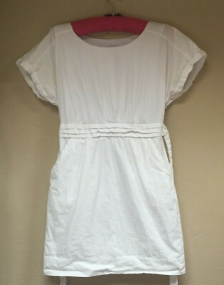 anthropologie little white dress HD in Paris Mini Shift Womens 10 Short Sleeve Lined White Mini Dresses | Anthropologie
